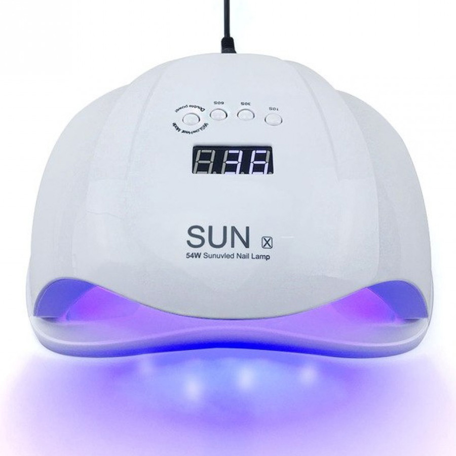 SUN X Επαγγελματικό Φουρνάκι Νυχιών 54W UV 36 LED με Διπλό Μήκος Κύματος - Χρονοδιακόπτη & Αποσπώμενη Βάση